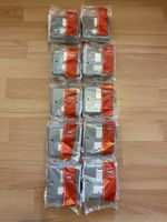 4x MK K961 PCR Polished Chrome Switched Fused Connection Unit With Neon