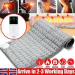 9 Levels Heating pad Electric Heat Pad for Back Neck Shoulder Belly Pain Relief