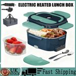 60W 1.5L Electric Lunch Box Food Heating Portable 24V / 12V Office Car UK Plug