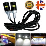 2x UNIVERSAL LED NUMBER PLATE TAIL TIDY LIGHTs CAR MOTORCYCLE BOLT LIGHT LAMP UK