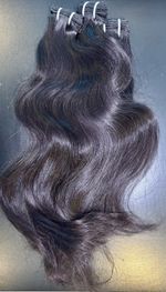 Raw Indian human hair bundles