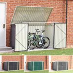 Large Outdoor Lockable Bicycle Shed Bike Storage Tool Box Garden Garbage BinShed