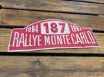 Replica Rallye Monte Carlo 1964 Metal Bonnet Badge