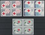 Lebanon 1988 : Red Cross - 4x Good Set VF MNH Stamps in blocks - Cat Val : 26€