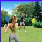 2 PLAYER SWINGBALL GAME ROTOR SPIN SET TENNIS SWING KIDS BALL GARDEN OUTDOOR FUN