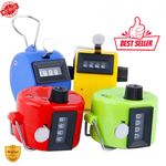 4 Digit Counting Manual Hand Tally Number Counter Mechanical Click Clicker