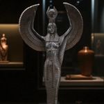 Ancient Egyptian Artifacts RARE AUTHENTIC WINGED STATUE Of Egyptian Goddess Isis