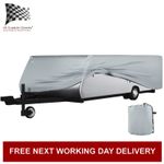 Pop Up Camper Rv Trailer Cover 150D Heavy Duty Waterproof Outdoor Silver