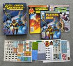 Games Workshop Golden Heroes RPG Box Set Players & Supervisors Books Bulk/Lot