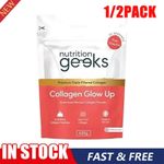 2X Nutrition geeks Collagen Glow Up Powder New & Improved 14000mg 420g 30serving
