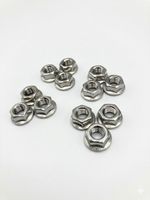 Full Set of New Stainless Steel Suzuki LT50 wheel nuts (12) 08316-1008B-000