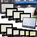 LED FloodLight Outdoor Garden Lamp Spotlight 600W 500W 300W 200W 100W 50W 30W UK
