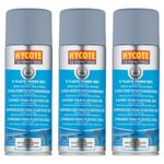Hycote Grey Fast Drying Aerosol Spray Paint Primer Finish Excellent Cover x3