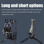 Bow Stand Rubber Archery Bow Feet Foldable For Outdoor