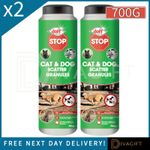 2 x DOFF CAT AND DOG REPELLENT 700G SCATTER GRANULES STOPS FOULING DIGGING NEW