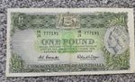 AUSTRALIA ( 1953-60 ) ONE POUND HIGH COLLECTABLE BEAUTIFUL RARE BANKNOTE,EF