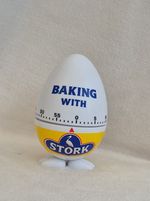 Vintage Stork Margarine Advertising Egg Kitchen Timer Novelty Retro