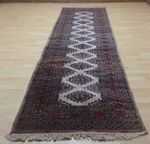  HAND MADE  HALL RUNNER Carpet Rug Wool Vintage Oriental Jaldar 11ft 5" x 3ft 2"
