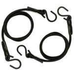 2x Double End Ball Elastic Bungee Cords Floor to Ceiling Punch Bag Bungie Straps