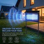 🎁Solar Bug Zapper Outdoor Cordless Fly Trap Insect Zapper 4500V Mosquito Zapper