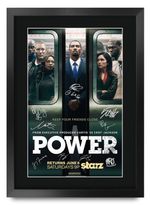 Power Framed Pre Printed Autograph A3 Poster Gift For a  Fan
