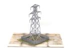 Pylon on Concrete Base with Fence Diorama OO Gauge Model Railway Scene Layout