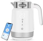 GEEPAS Digital Electric Kettle 1.7L Wifi Tuya Smart App Control Alexa Google