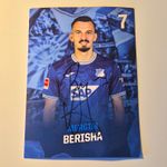 Mergim Berisha #7 TSG 1899 Hoffenheim Bundesliga 23-24 Hand-Signed Card