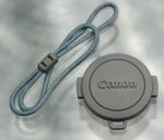 CANON 28MM LENS CAP GENUINE CAMCORDER PINCH SIDE VARIOUS MV MVX SERIES - GREY