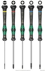 Wera Kraftform Micro Precision Screwdrivers, Choose From Slot,Phillips,Pozi,Hex
