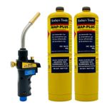 MAPP Self Igniting Hand Torch JH-6ST with 2 MAP Gas used for Soldering/Brazing