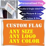 Personalised Any Football Flag - Custom Football Banner. 3X5FT. Any Size_ Design