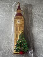 Gisela Graham Big Ben London Christmas Tree Hanging Ornament