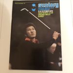 GOLF PROG. CAR PARK STICKER + DRAW SHEET SUNTORY  MATCH PLAY CHAMPIONSHIP 1979.