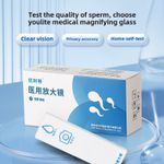 Human Sperm Test Kit Magnifying Glass, Semen Strips, Dosage Cards ftj
