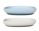 2 Pack Silicone Feeding Suction Plates - BPA Free - New but Damaged Packaging