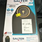 Salter 1760 Doctor’s Style Mechanical Bathroom Scale 150kg Black/Gold