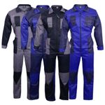Men's Coveralls Boiler Suit Overalls For Warehouse Garages Workers Mechanics
