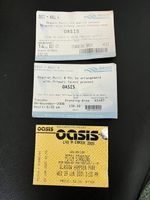 Oasis memorabilia, concert tickets