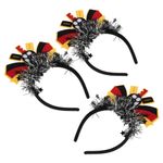3pcs Soccer Headband - German Patriotic Headwaear - Soccer Events Costume -