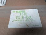 GENUINE YAMAHA OWNERS MANUAL FS1/FS1-DX Part No. 1Y0-28199-U2
