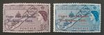 Bermuda 1953 Three Power Talks Optd MNH stamps SG152 - 153