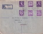 GB REGIONALS QEII 1958, 6 different 3d Regionals total 1/6 on superb R-Cover