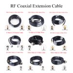 RG58/50-3 Coaxial RF Cable N/SMA/RP-SMA/UHF Male to Female/Male For Antenna