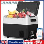 Dual Zone Car Refrigerator Freezer,30L/55L Portable Fridge 12/24V DC & 240V AC