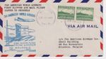 NEWFOUNDLAND FIRST FLIGHT COVER GANDER TO BRUSSELS 15TH. JUNE 1946.