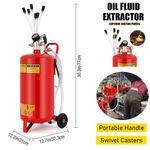 23L Air Pneumatic Oil Fluid Extractor Vacuum Fuel Evacuator Drain Draine Tank