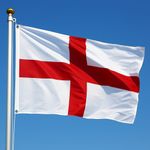 St George’s Cross England Flag Large 5ft x 3ft – English Sewn Premium Mod Reanac