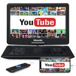 19" Full HD Portable DVD Player with 16" Swivel Screen HDMI Battery Multi-format