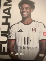 Fulham FC vs Crystal Palace 5.09.2026 official match day programme MINT!!!